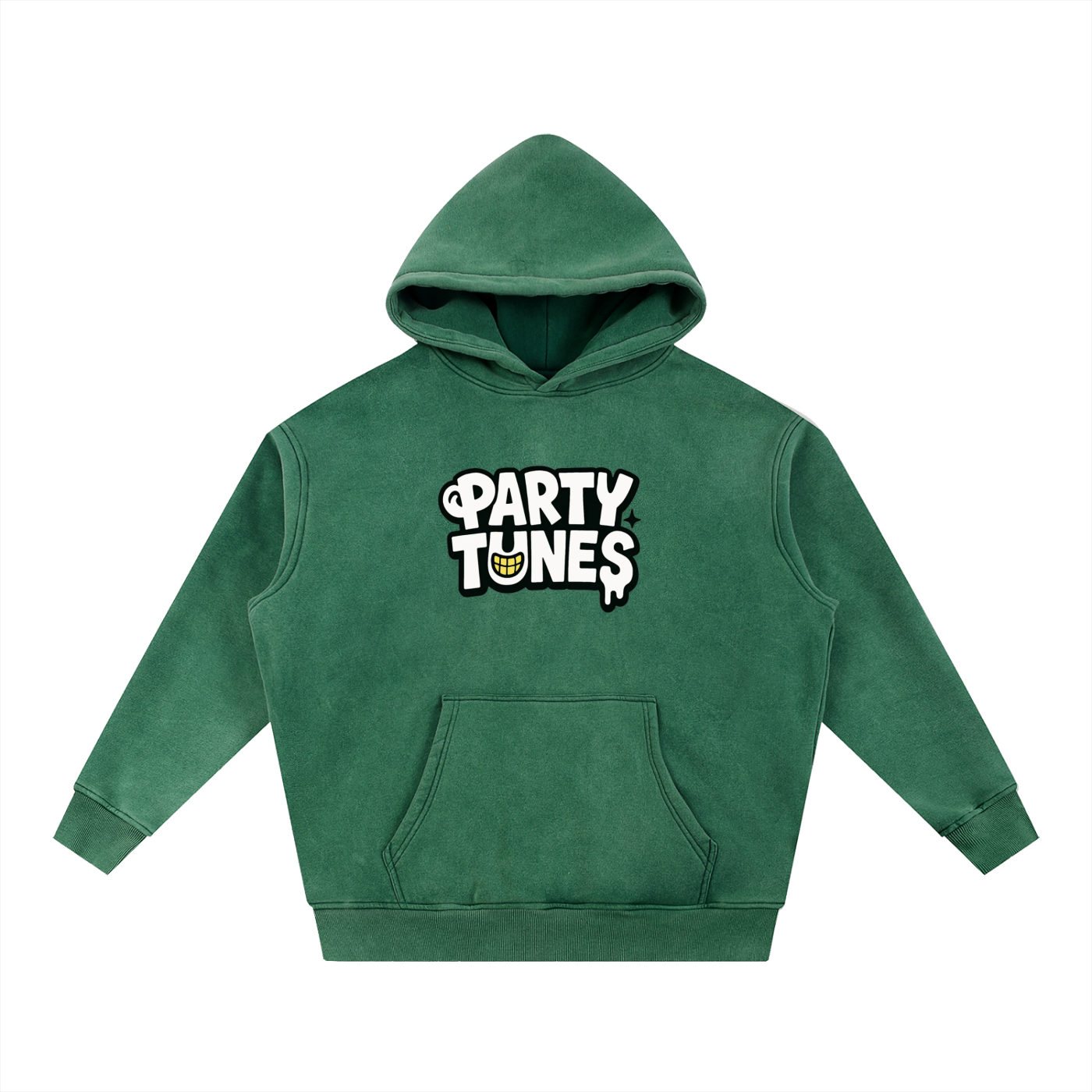 "Strawberry Elephant" Snow Wash Fleece Oversize Hoodie