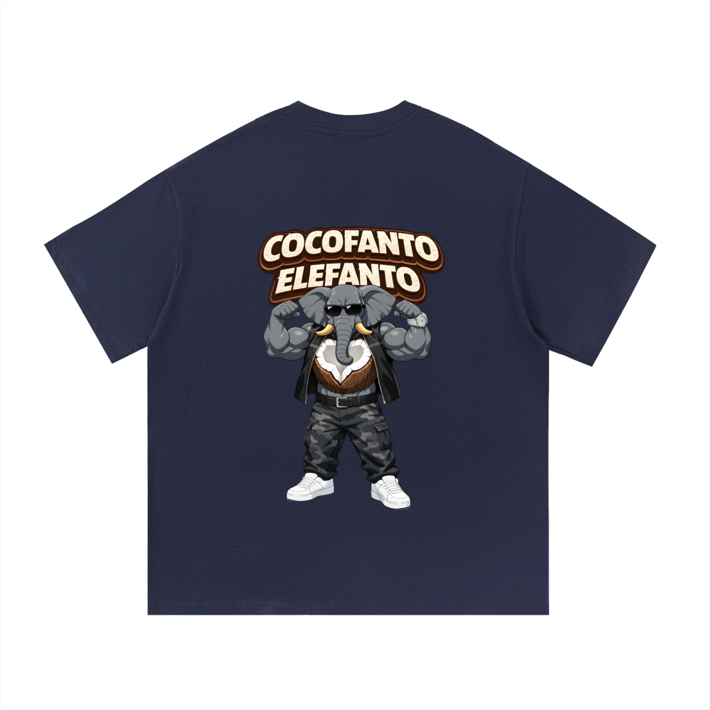 "Cocofanto Elefanto" Essential Cotton T-Shirt