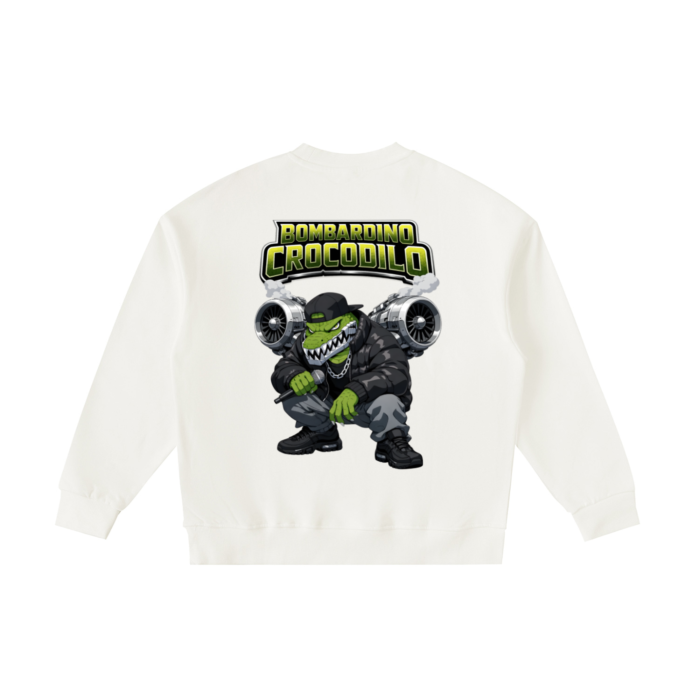 "Bombardino Crocodilo" Essential Fleece Kids' Crewneck Sweatshirt