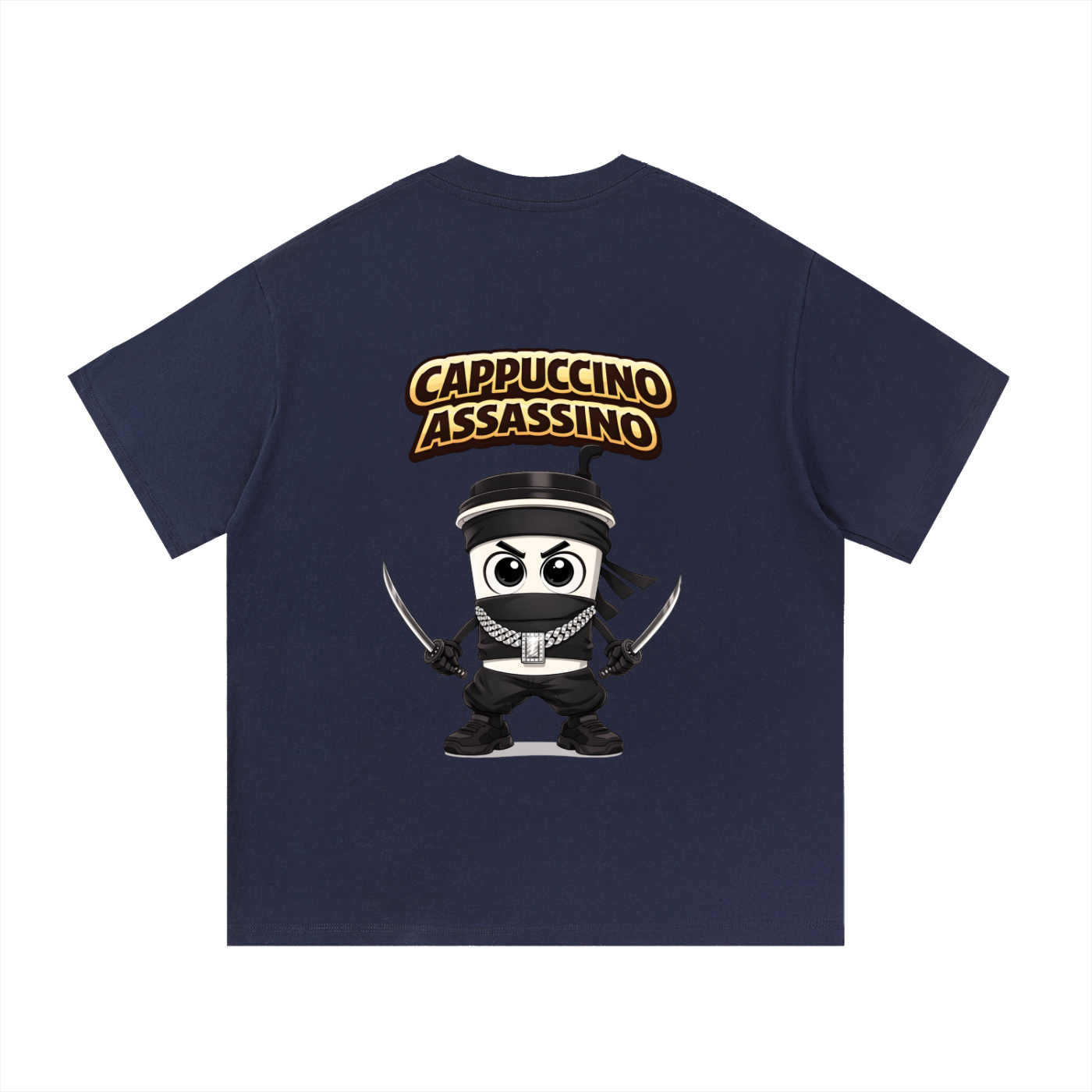 "Cappuccino Assassino" Essential Cotton T-Shirt
