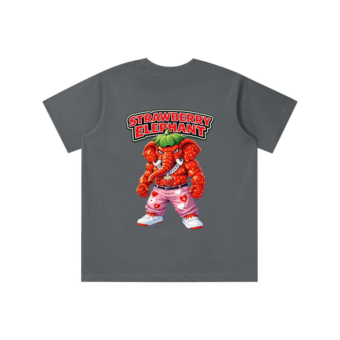 "Strawberry Elephant" Essential Kids' T-shirt