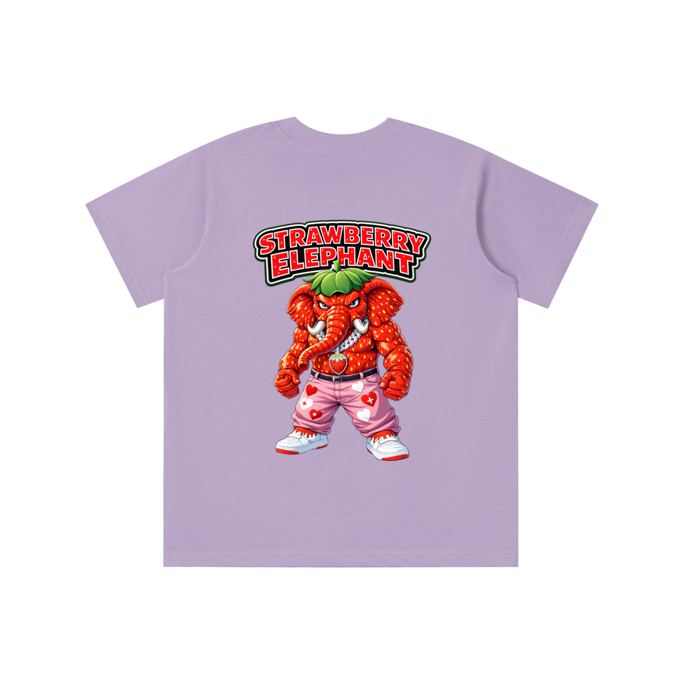 "Strawberry Elephant" Essential Kids' T-shirt
