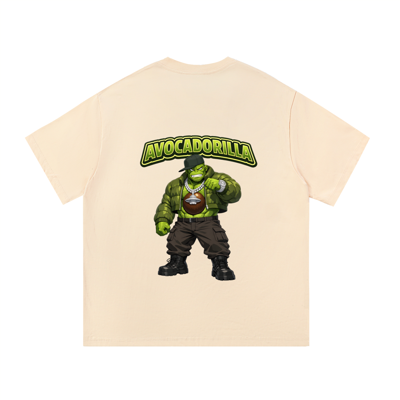 "Avocadorilla" Essential Cotton T-Shirt