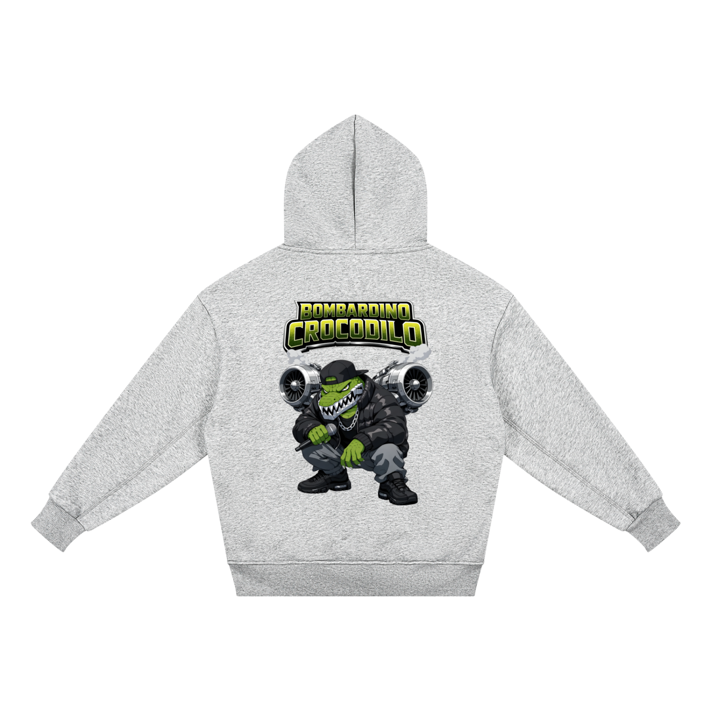 "Bombardino Crocodilo" Essential Kids' Fleece Hoodie