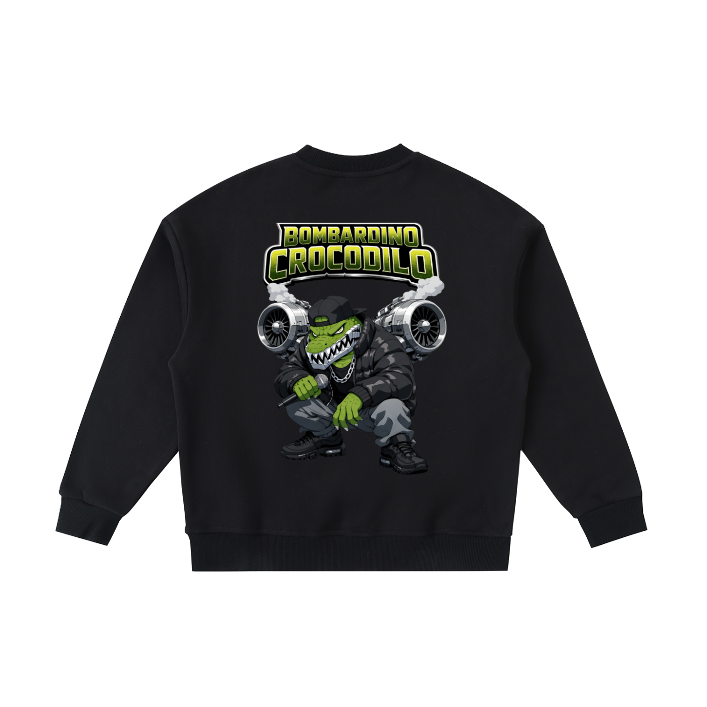 "Bombardino Crocodilo" Essential Fleece Kids' Crewneck Sweatshirt