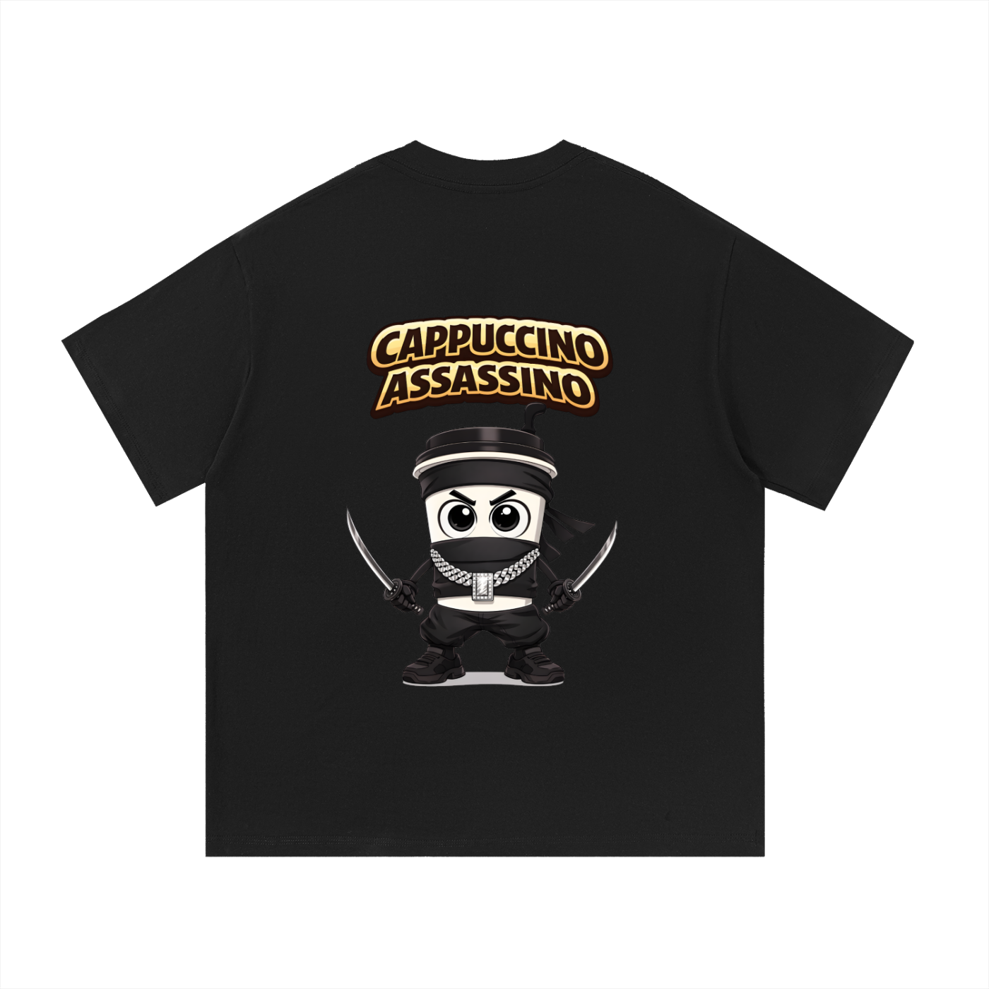 "Cappuccino Assassino" Essential Cotton T-Shirt