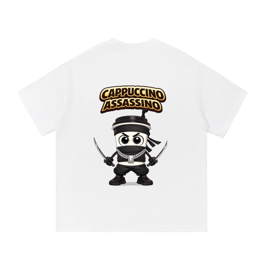"Cappuccino Assassino" Essential Cotton T-Shirt