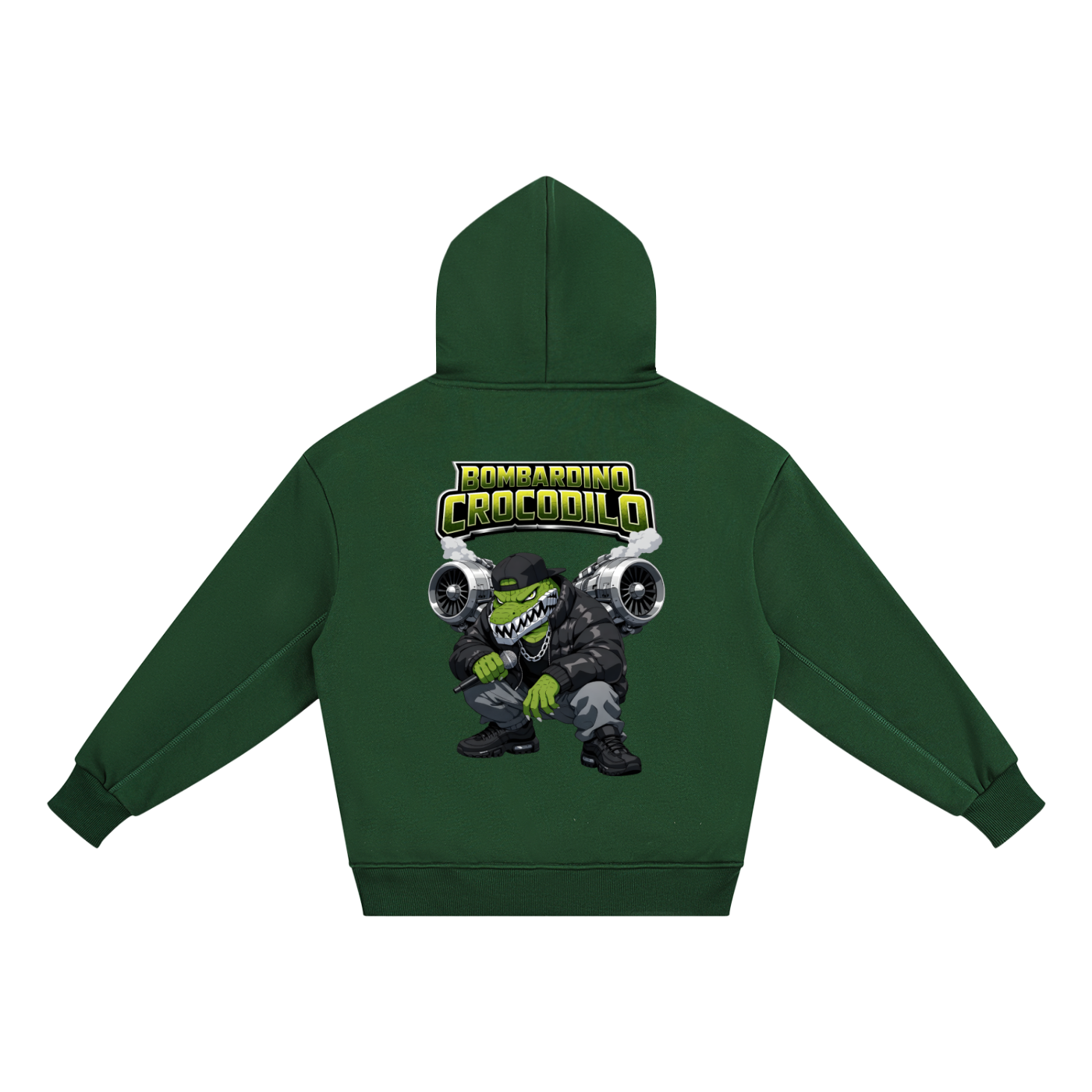 "Bombardino Crocodilo" Essential Kids' Fleece Hoodie