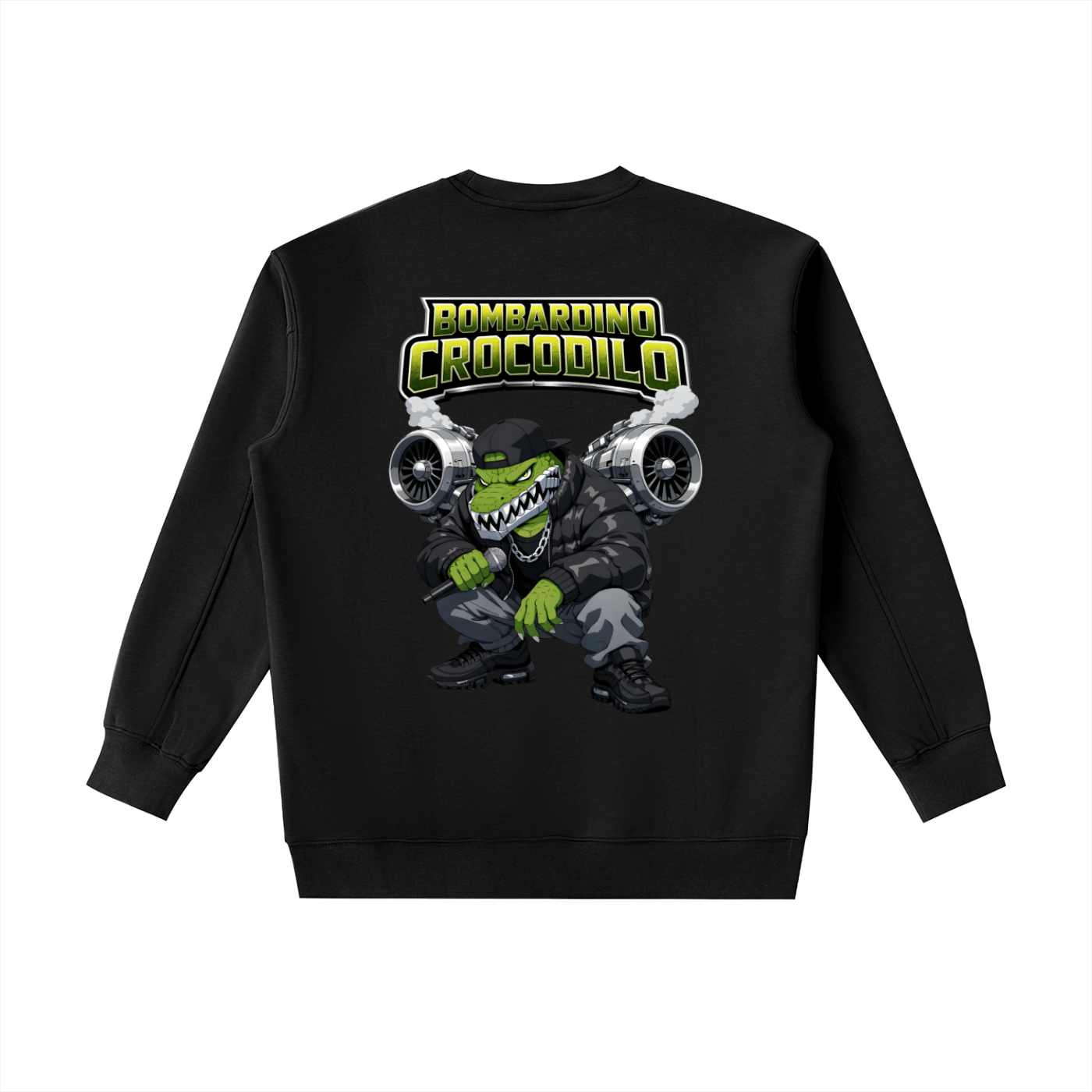 "Bombardino Crocodilo" Essential Heavyweight Crewneck Sweatshirt