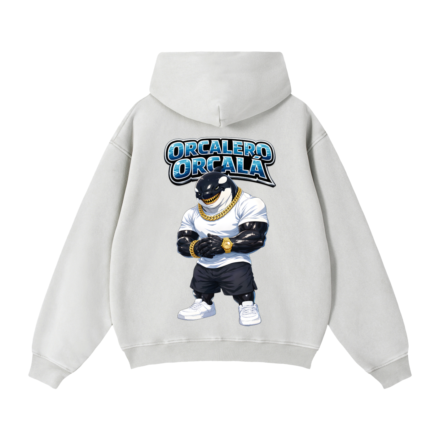 "Orcalero Orcala" Zip-Through Boxy Fleece Hoodie