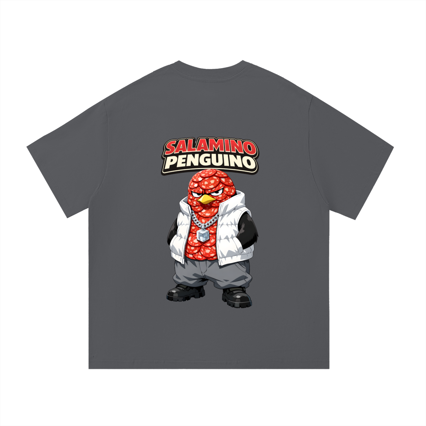 "Salamino Penguino" Essential Cotton T-Shirt
