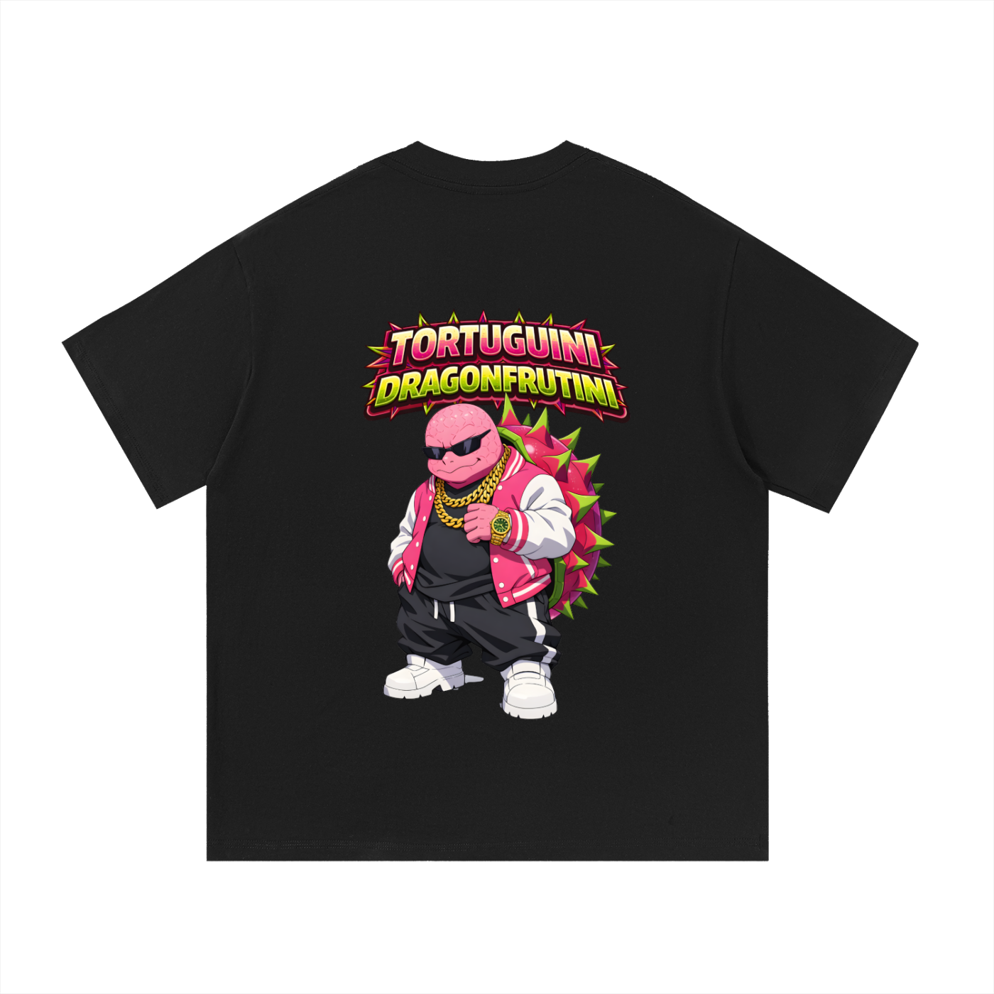 "Tortugini Dragonfrutini" Essential Cotton T-Shirt