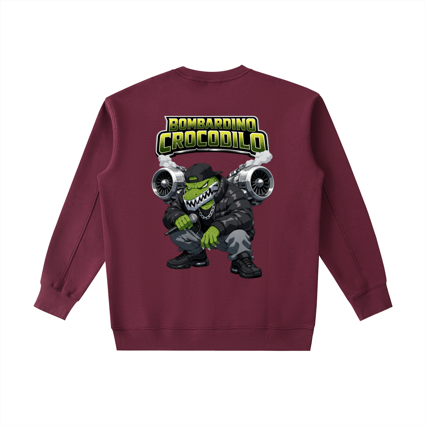 "Bombardino Crocodilo" Essential Heavyweight Crewneck Sweatshirt