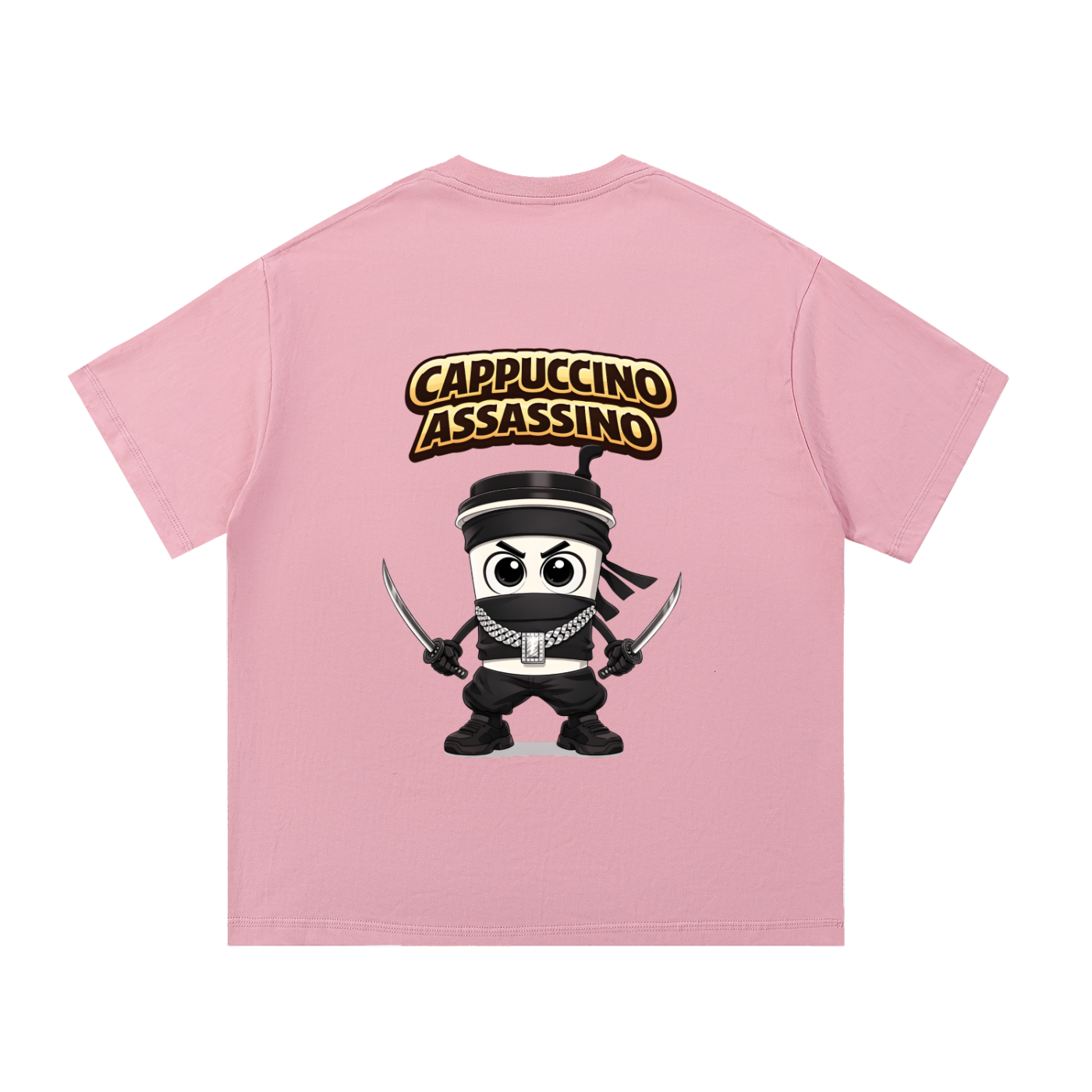 "Cappuccino Assassino" Essential Cotton T-Shirt