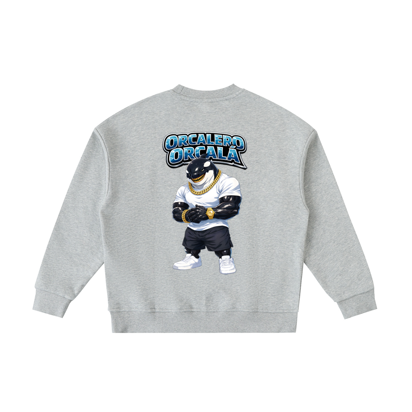 "Orcalero Orcala" Essential Fleece Kids' Crewneck Sweatshirt