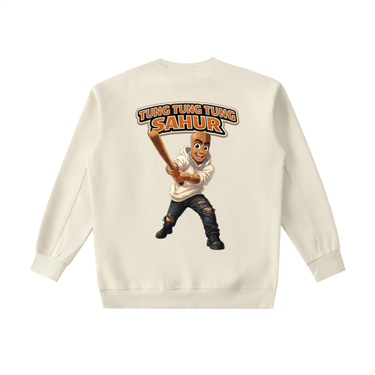 "Tung Tung Tung Sahur" Essential Heavyweight Crewneck Sweatshirt