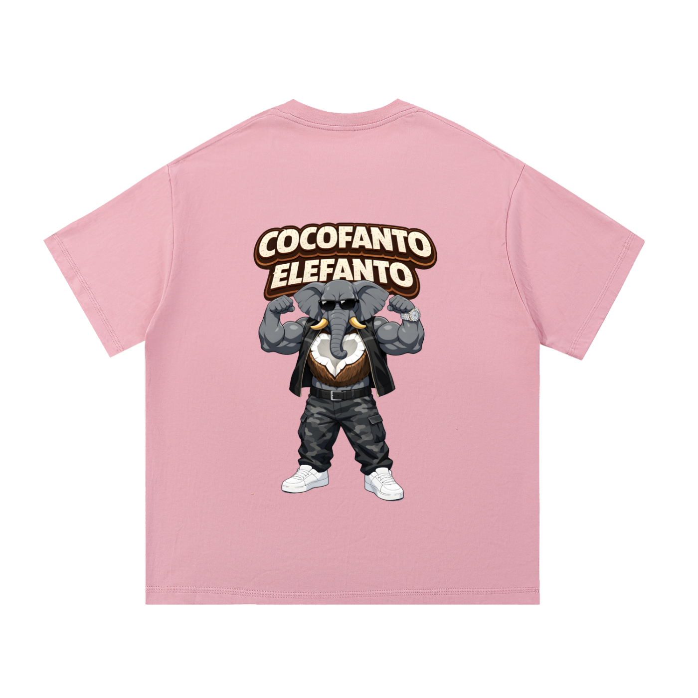 "Cocofanto Elefanto" Essential Cotton T-Shirt