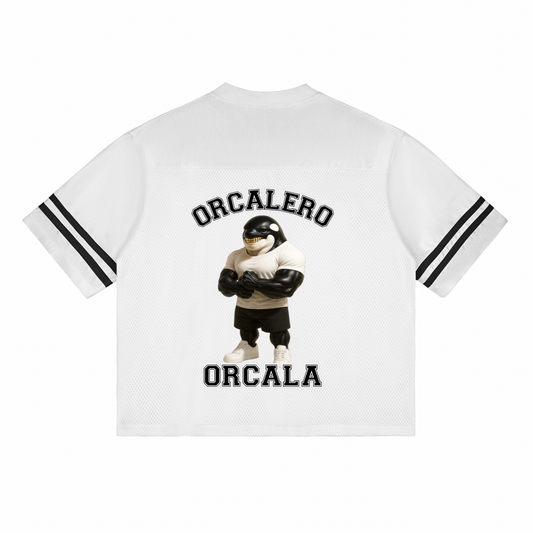Party Tunes "Orcalero Orcala" Taped Mesh T-Shirt