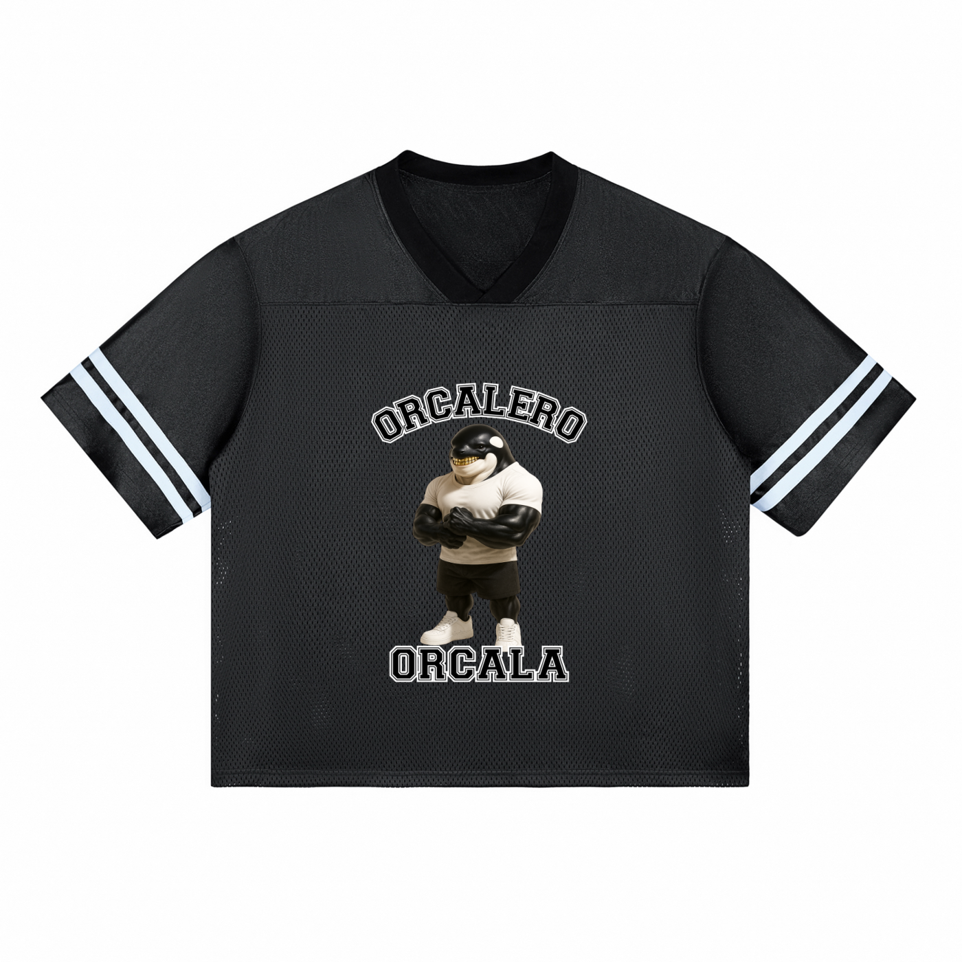 Taped Mesh T-Shirt