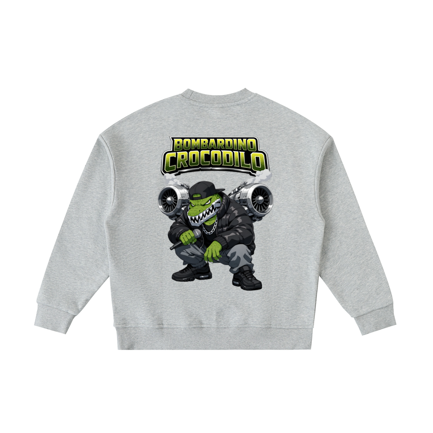 "Bombardino Crocodilo" Essential Fleece Kids' Crewneck Sweatshirt