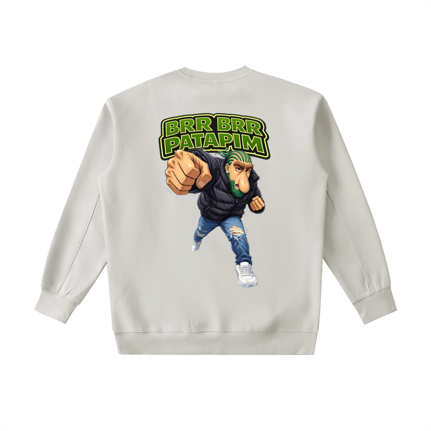"Brr Brr Patapim" Essential Heavyweight Crewneck Sweatshirt