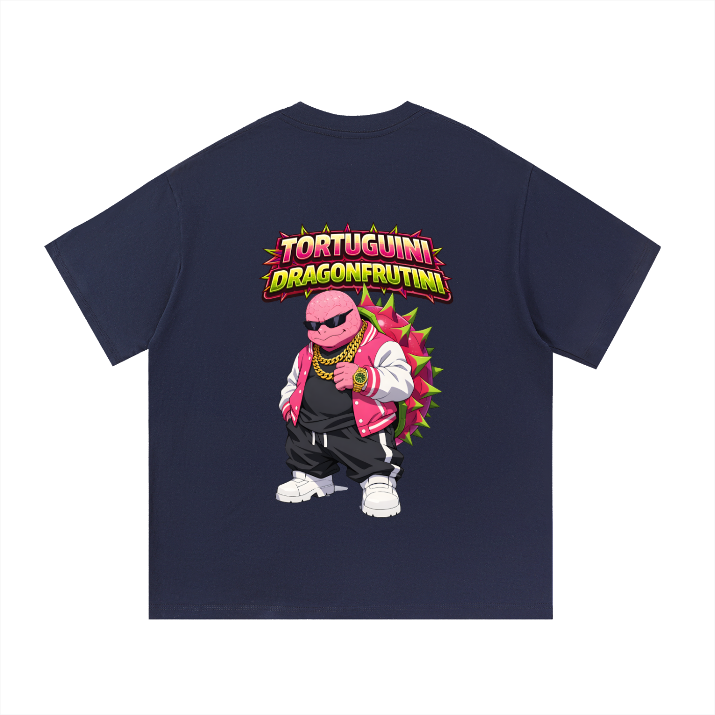 "Tortugini Dragonfrutini" Essential Cotton T-Shirt