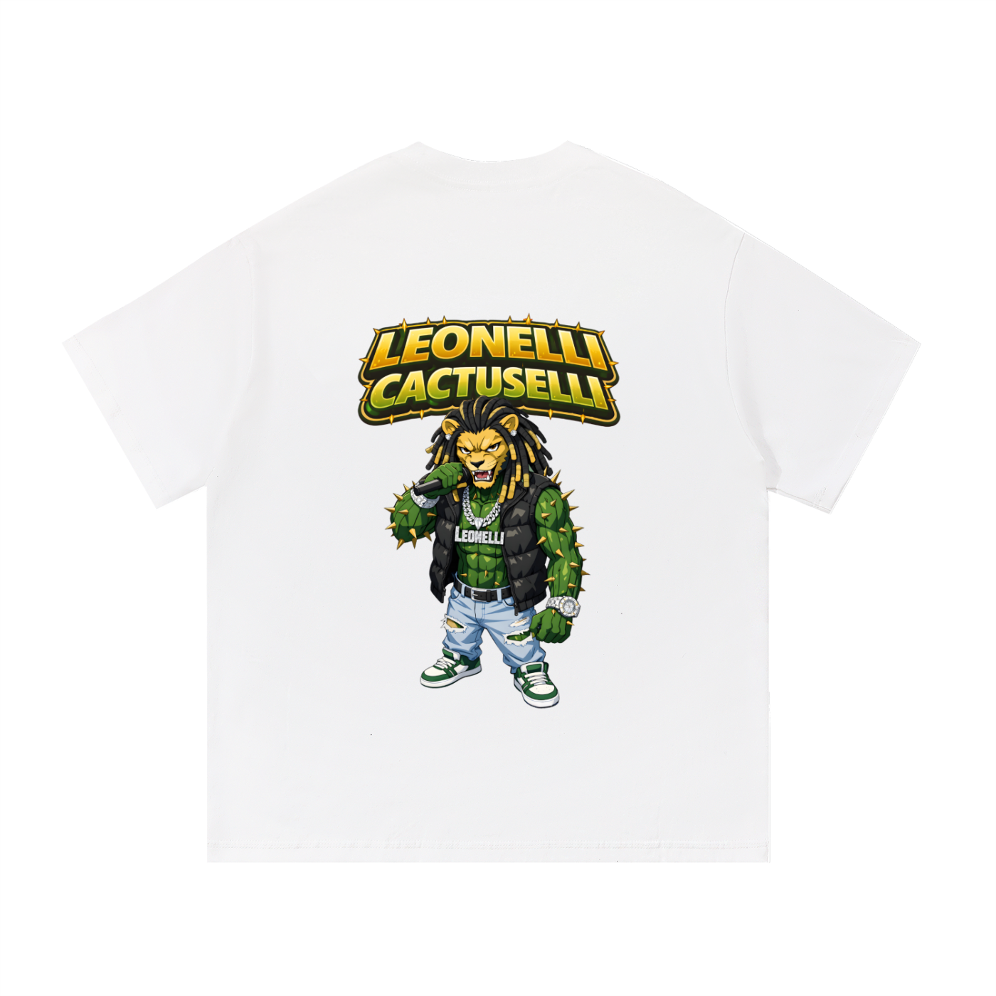 "Leonelli Cactuselli" Essential Cotton T-Shirt