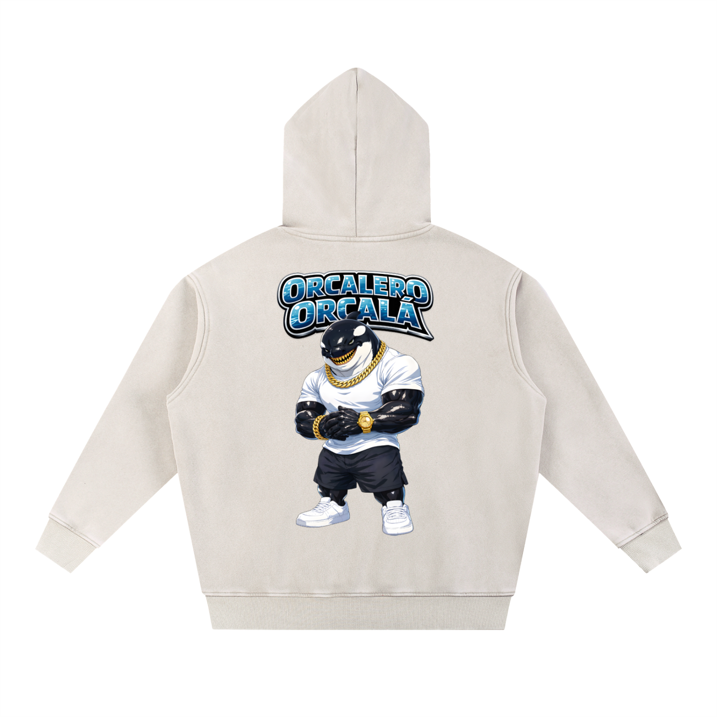 "Orcalero Orcala" Snow Wash Fleece Oversize Hoodie
