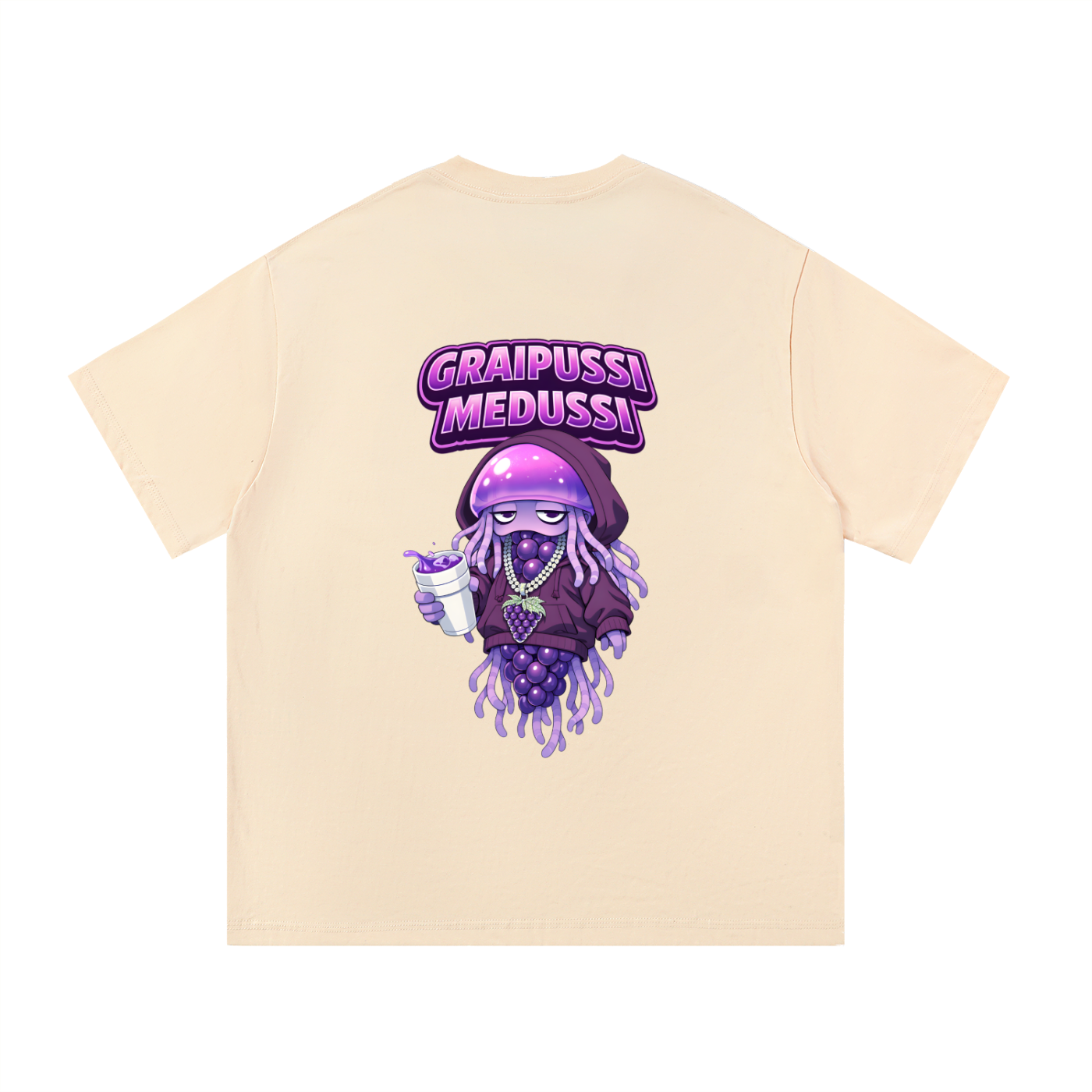"Graipussi Medussi" Essential Cotton T-Shirt