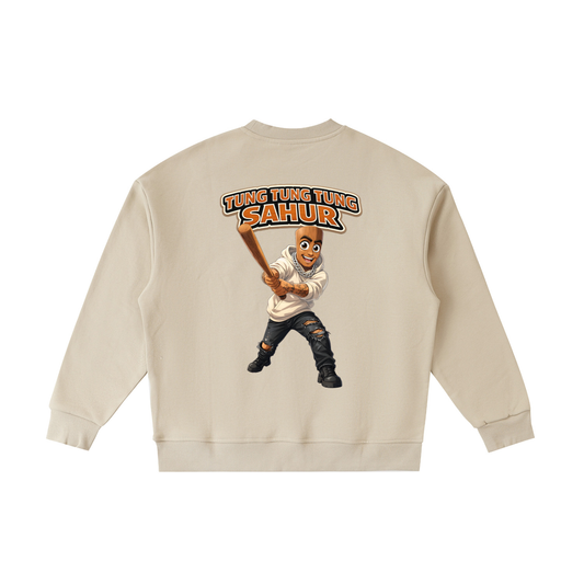 "Tung Tung Tung Sahur" Essential Fleece Kids' Crewneck Sweatshirt