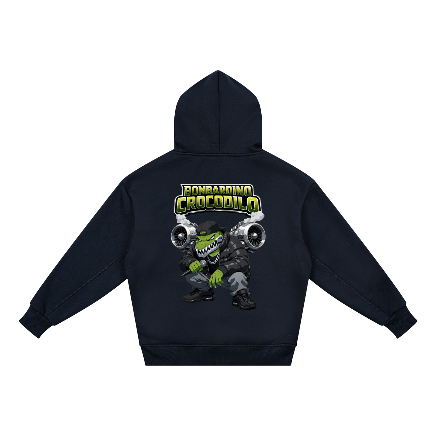 "Bombardino Crocodilo" Essential Kids' Fleece Hoodie