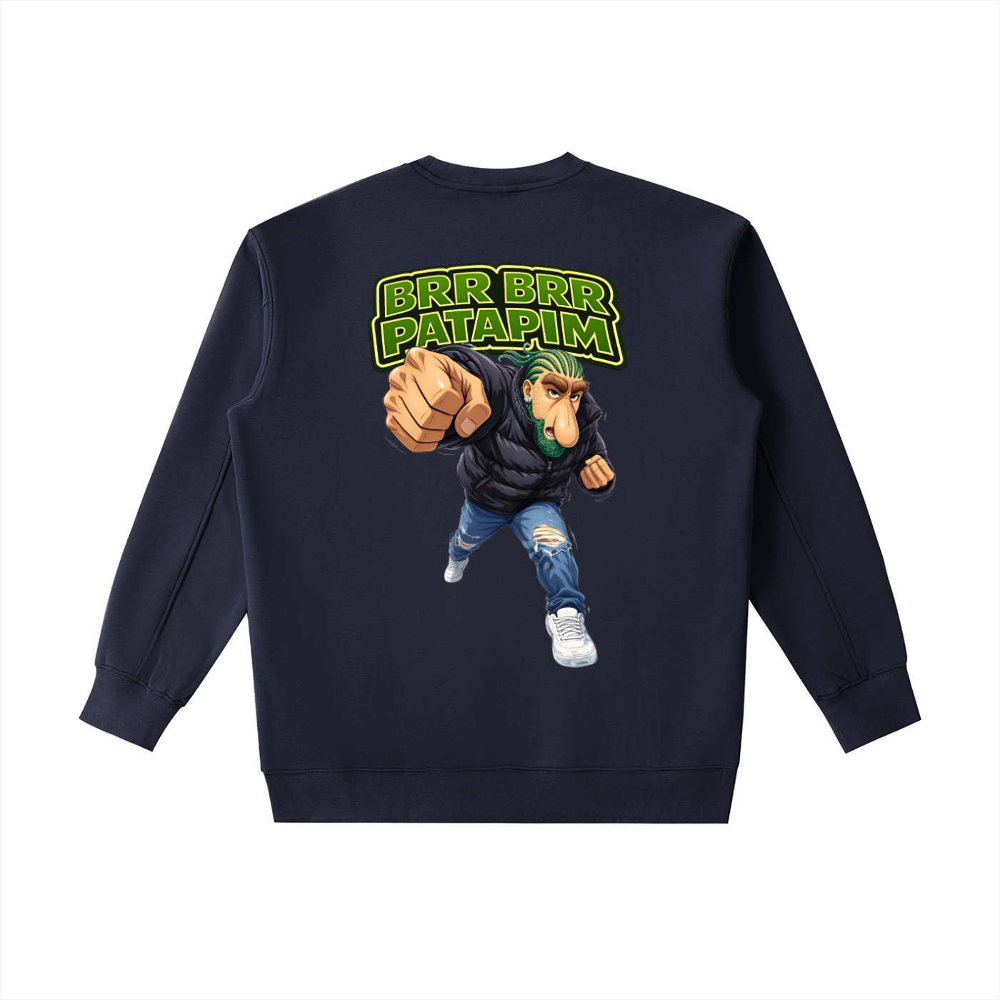 "Brr Brr Patapim" Essential Heavyweight Crewneck Sweatshirt