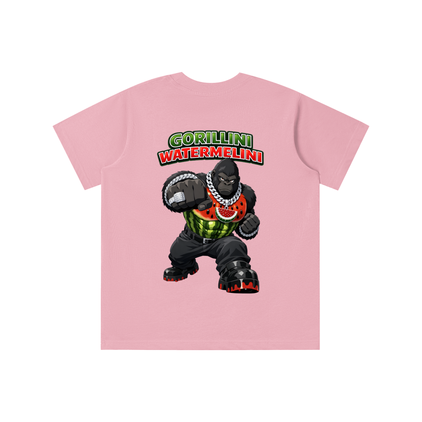 "Gorillini Watermelini" Essential Kids' T-shirt