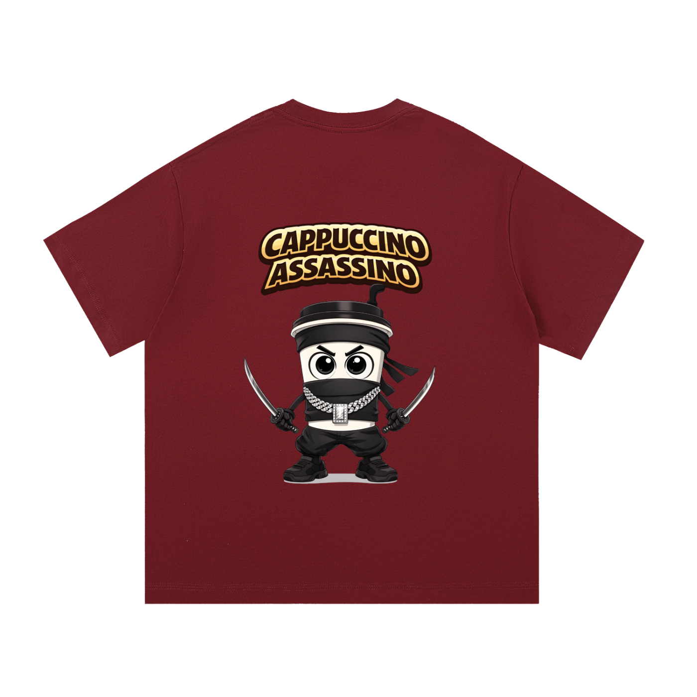"Cappuccino Assassino" Essential Cotton T-Shirt