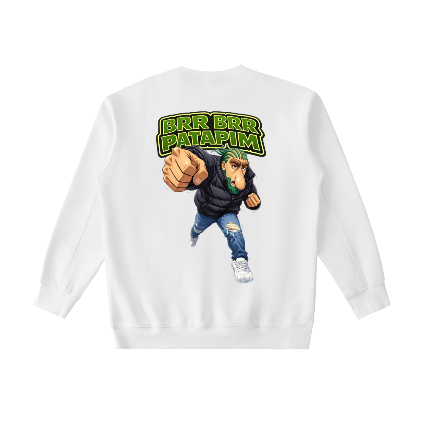 "Brr Brr Patapim" Essential Heavyweight Crewneck Sweatshirt