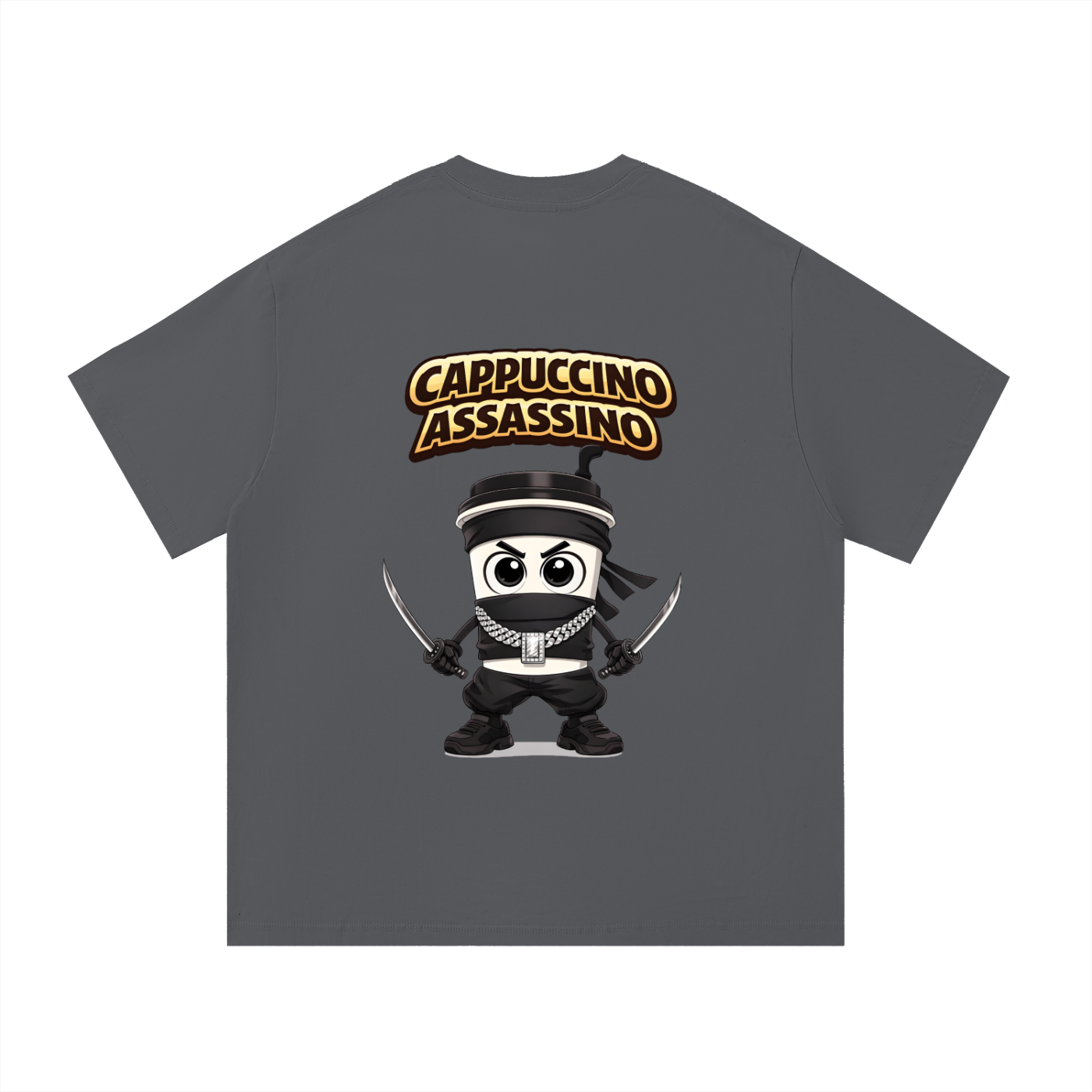 "Cappuccino Assassino" Essential Cotton T-Shirt