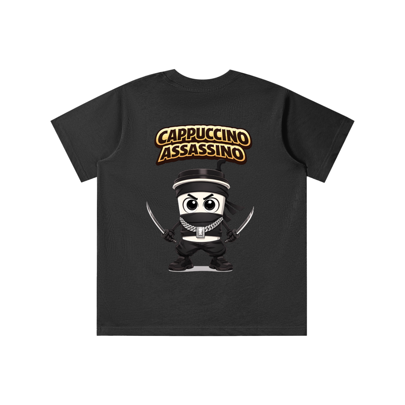 "Cappuccino Assassino" Essential Kids' T-shirt
