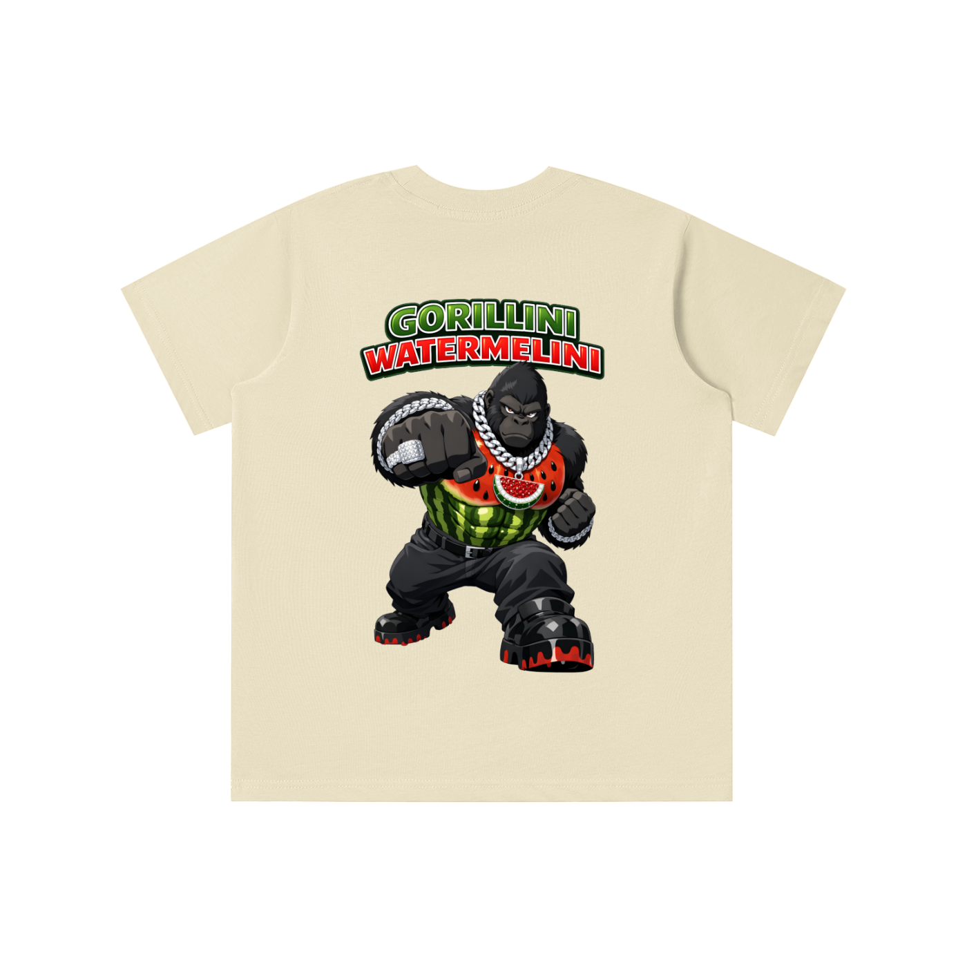 "Gorillini Watermelini" Essential Kids' T-shirt