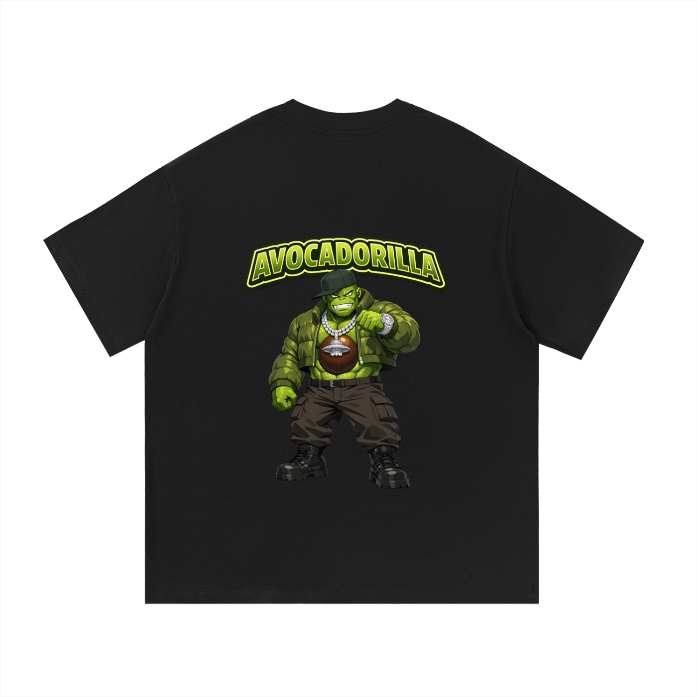 "Avocadorilla" Essential Cotton T-Shirt