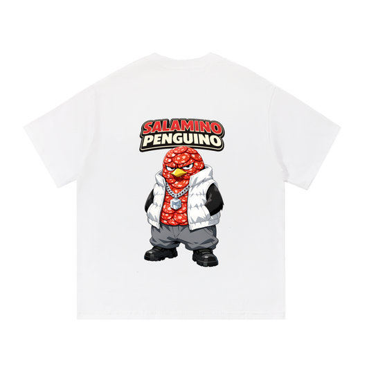 "Salamino Penguino" Essential Cotton T-Shirt
