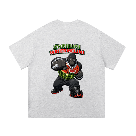 "Gorillini Watermelini" Essential Cotton T-Shirt