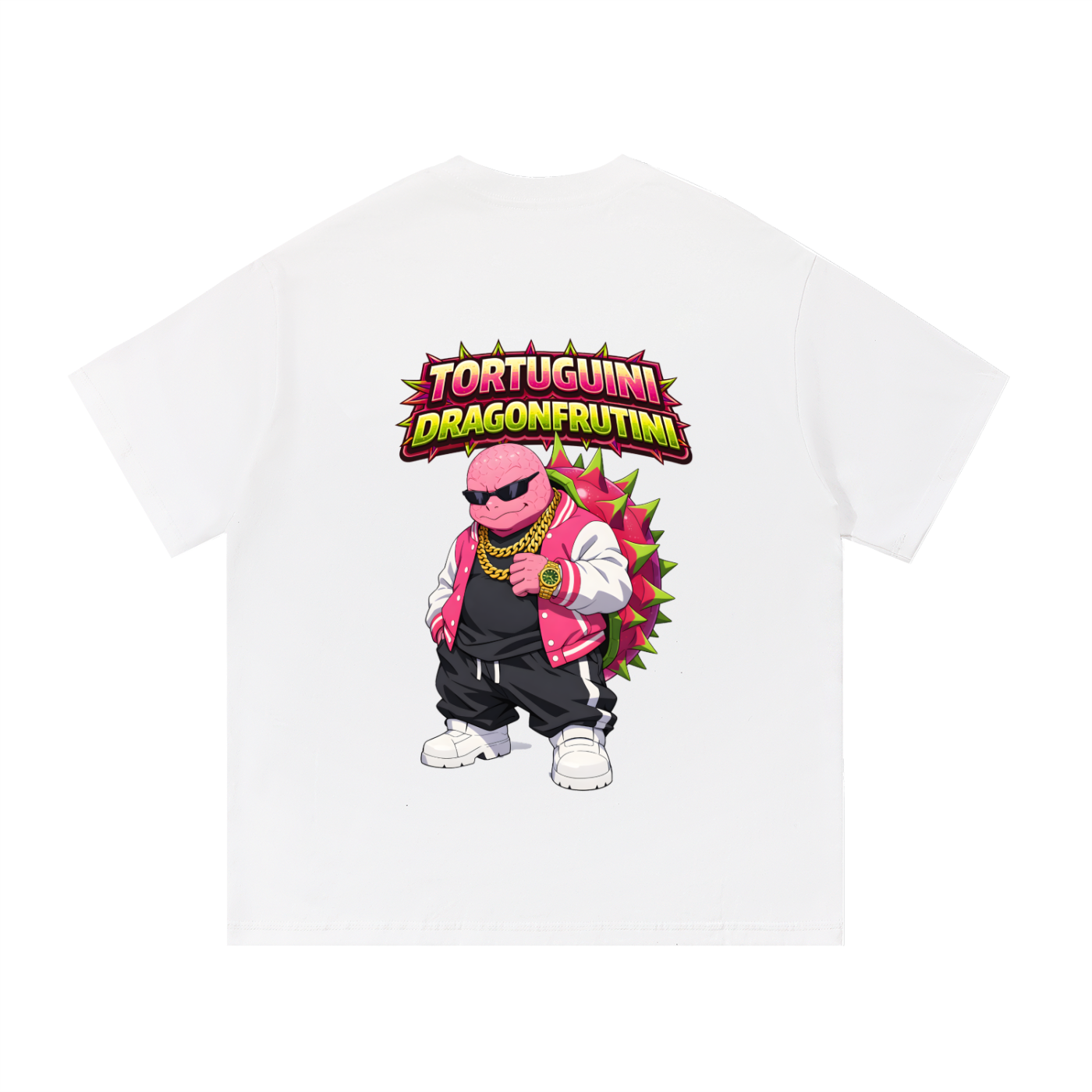 "Tortugini Dragonfrutini" Essential Cotton T-Shirt