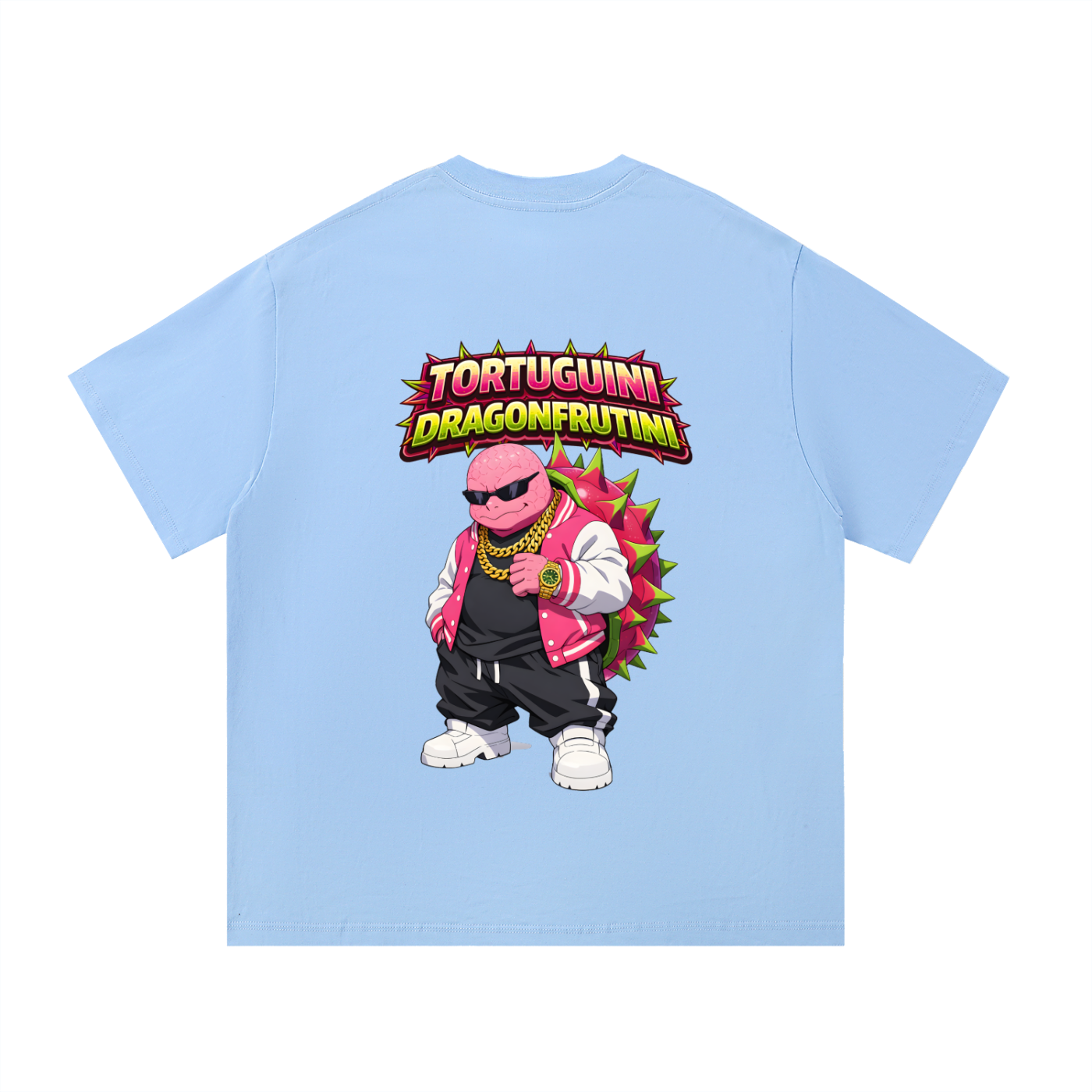 "Tortugini Dragonfrutini" Essential Cotton T-Shirt