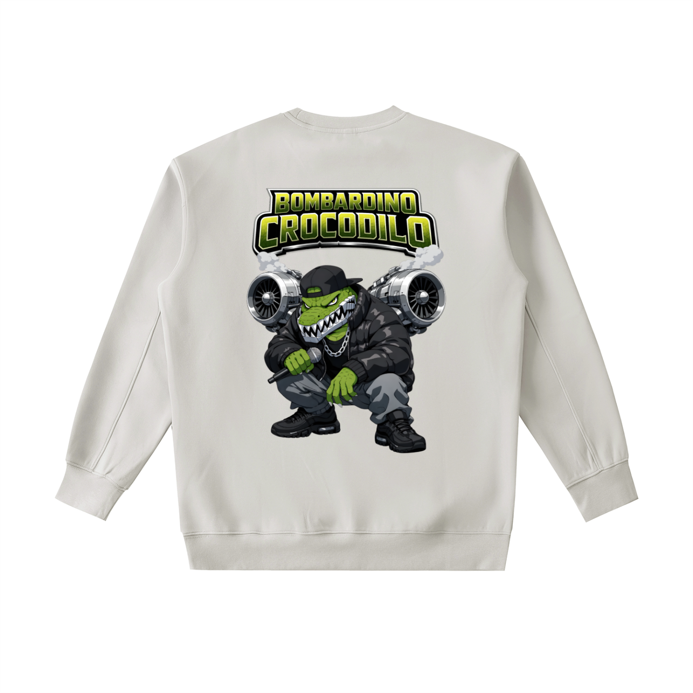 "Bombardino Crocodilo" Essential Heavyweight Crewneck Sweatshirt
