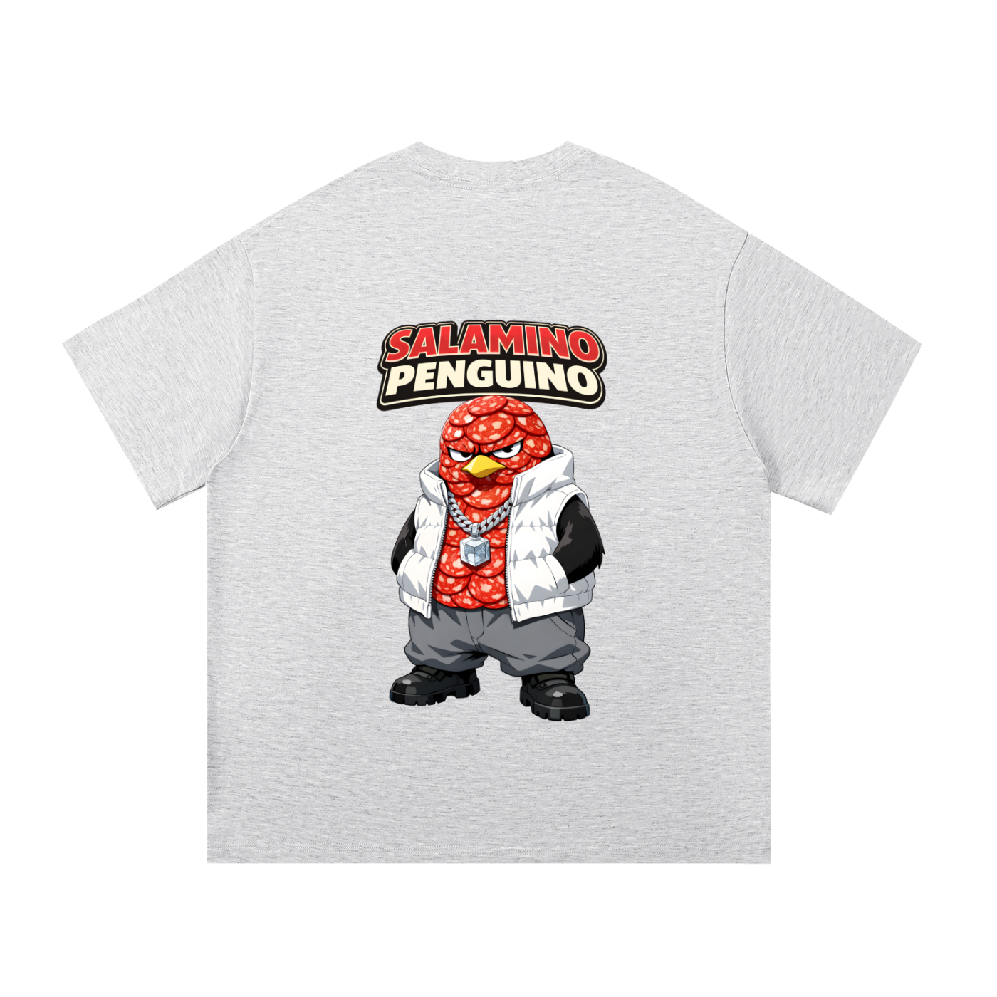 "Salamino Penguino" Essential Cotton T-Shirt