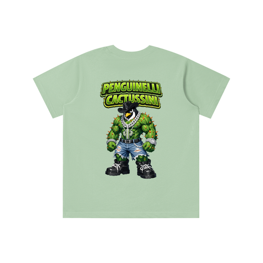 "Penguinelli Cactusini" Essential Kids' T-shirt