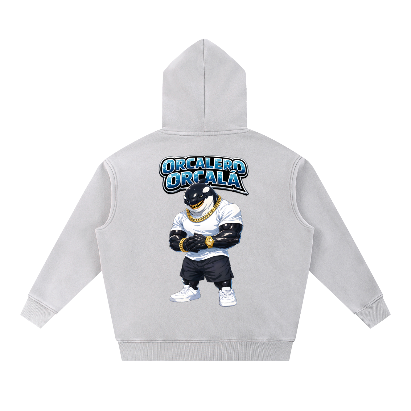 "Orcalero Orcala" Snow Wash Fleece Oversize Hoodie