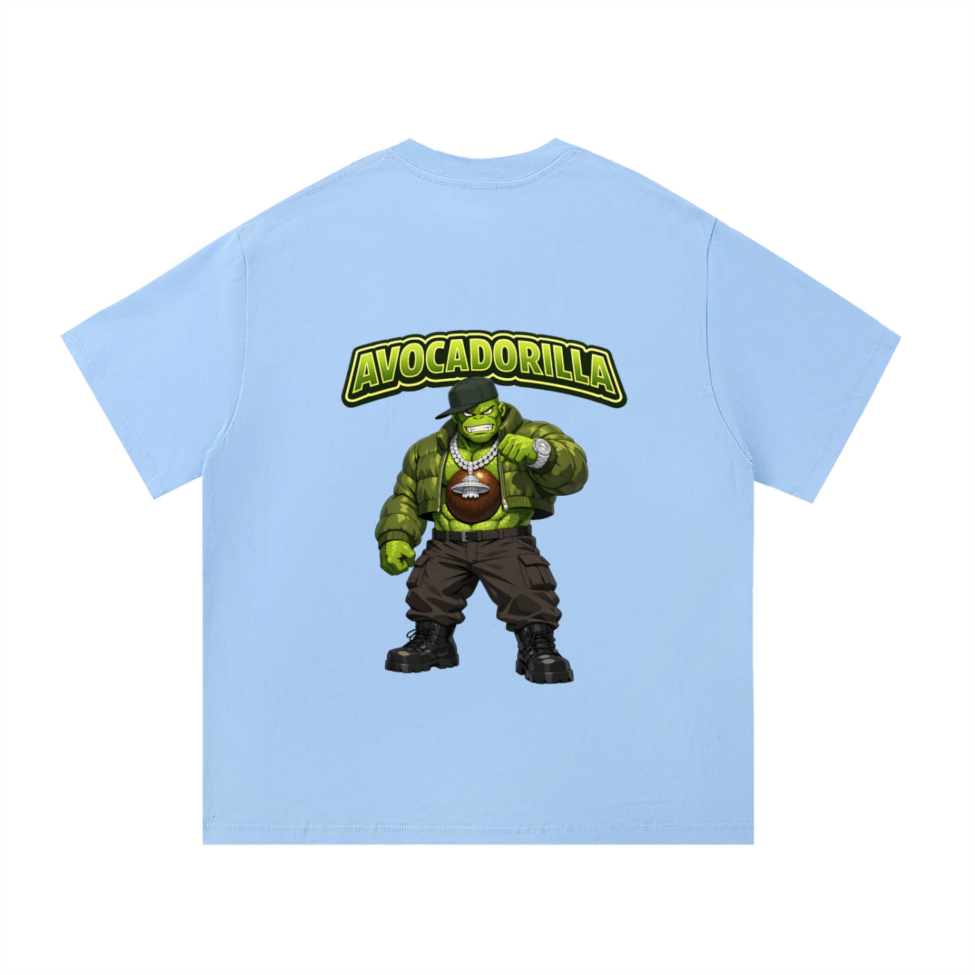 "Avocadorilla" Essential Cotton T-Shirt