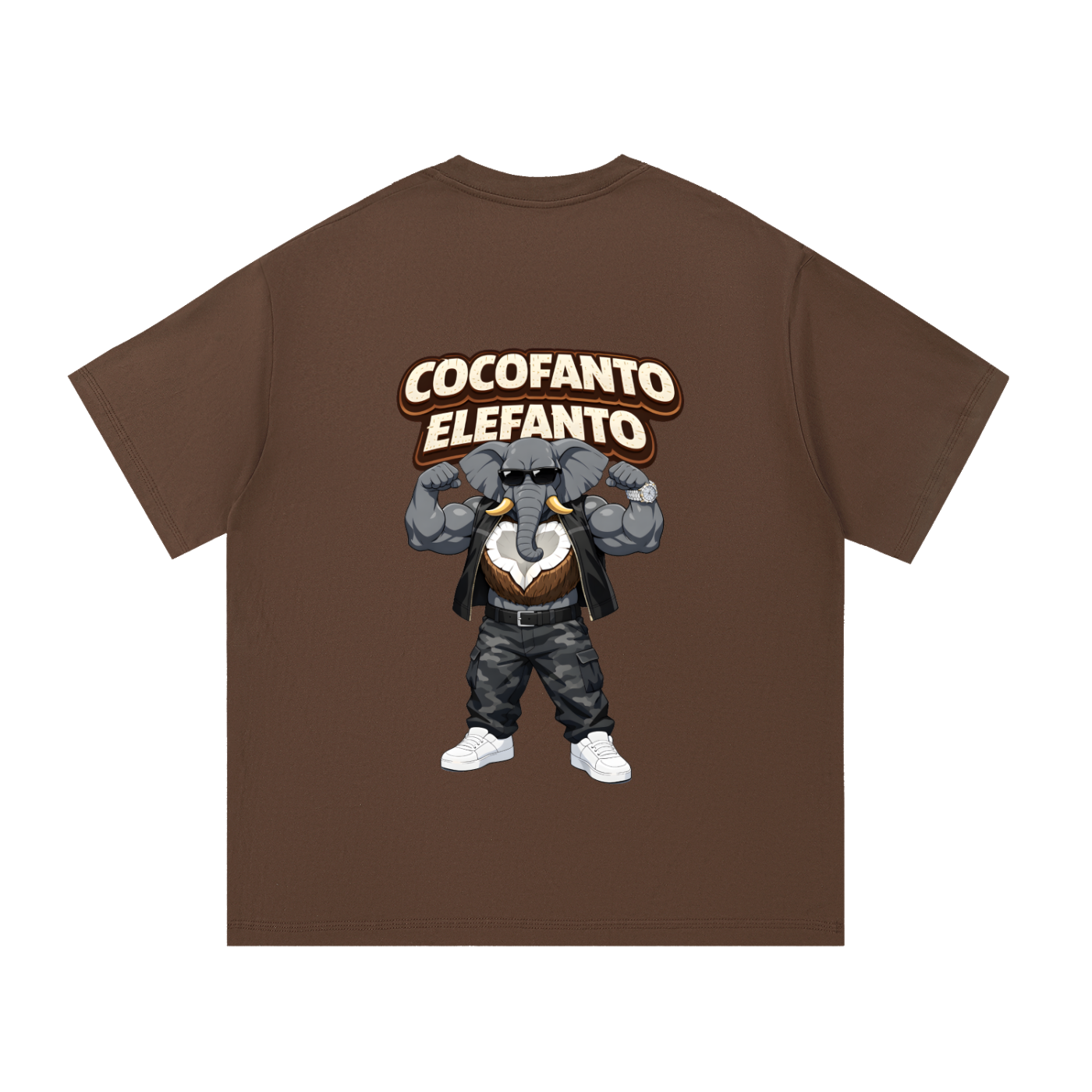 "Cocofanto Elefanto" Essential Cotton T-Shirt
