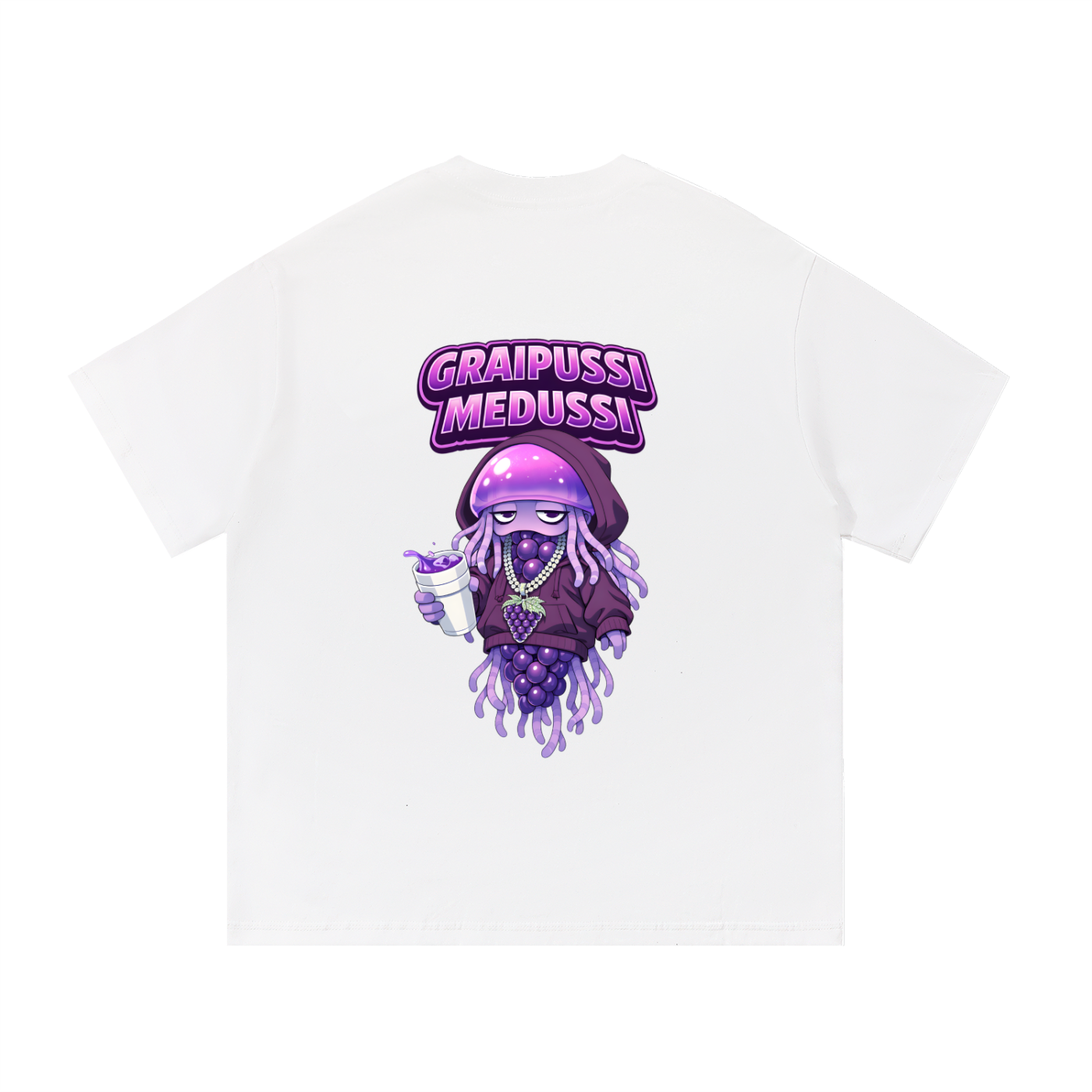 "Graipussi Medussi" Essential Cotton T-Shirt